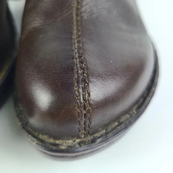 Born brown clogs with buckle detail - Picture 4 of 9